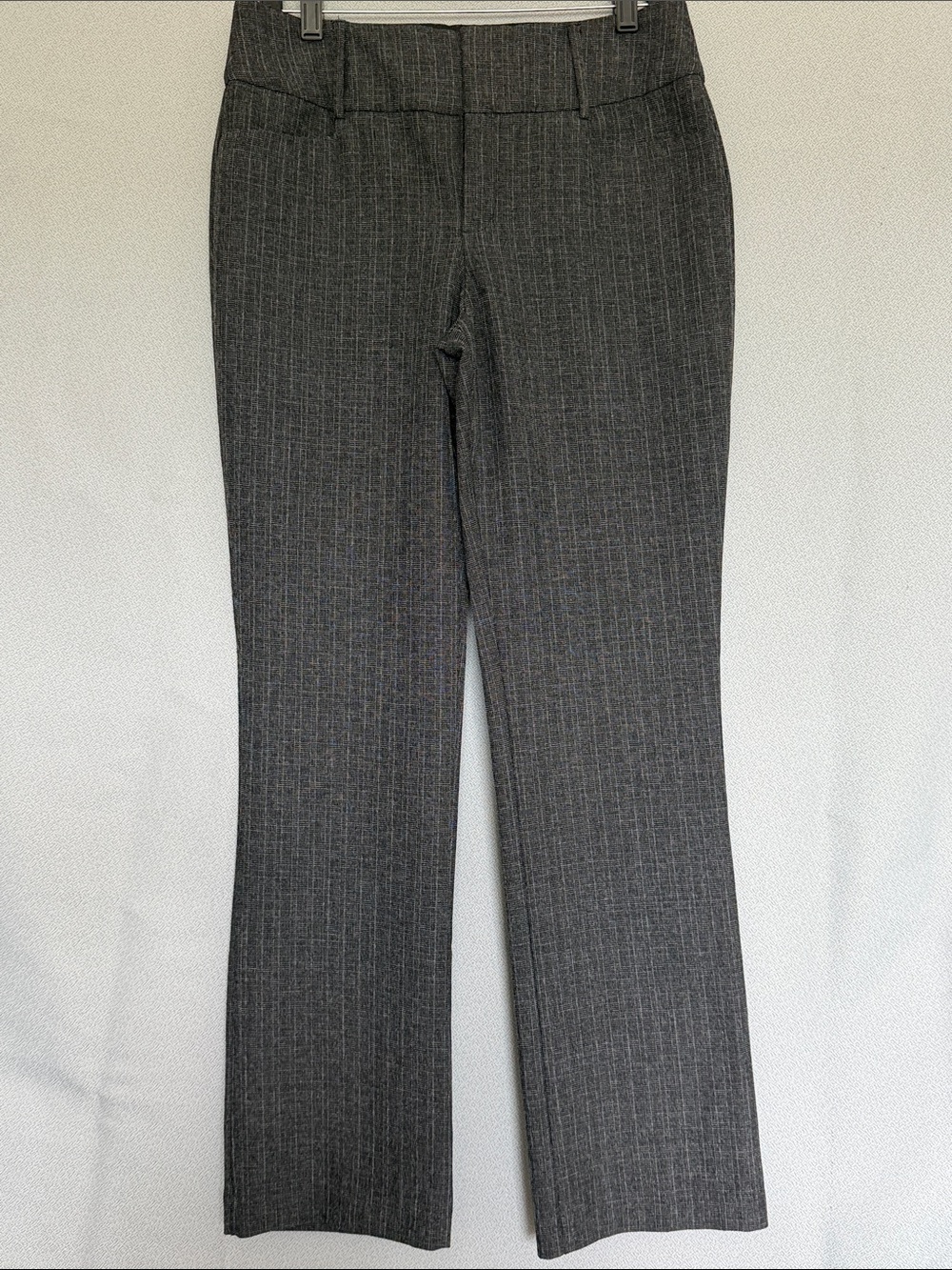 APT. 9 Women’s Gray Textured Straight-Leg Pants Size 6